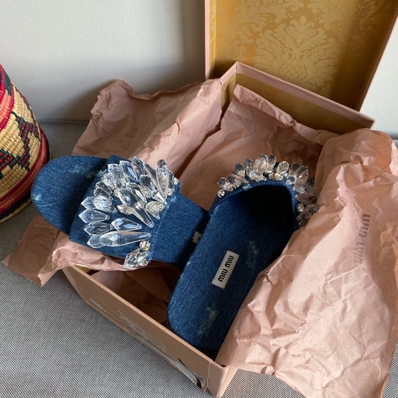 Miu Miu denim sandal - Picture 6 of 10